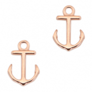Breloques en métal DQ ancre Doré rosé (sans nickel)