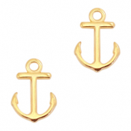 Breloques en métal DQ ancre Doré (sans nickel)