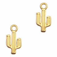Breloques en métal DQ cactus Doré (sans nickel)