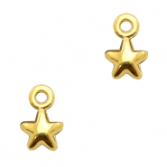 Breloques en métal DQ étoile Doré (sans nickel)