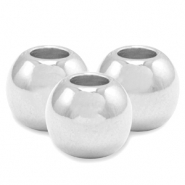 Perles en métal DQ 2.5mm Argenté antique (sans nickel)