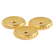 Perles en m&eacute;tal DQ disque 11mm Dor&eacute; (sans nickel)
