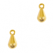 Breloques en métal DQ goutte Doré (sans nickel)