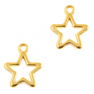Breloques en métal DQ étoile Doré (sans nickel)