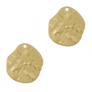 Breloques en métal DQ irrégulier Doré (sans nickel)