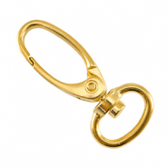 Apprêts en métal DQ porte-clés 41mm Doré (sans nickel)