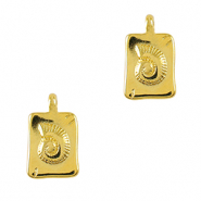 Breloques en métal DQ coquillage Doré (sans nickel)