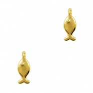 Breloques en métal DQ poisson Doré (sans nickel)