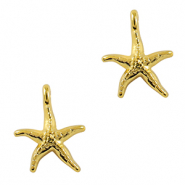 Breloques en métal DQ étoile de mer Doré (sans nickel)
