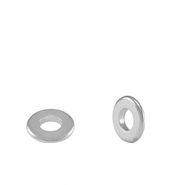 Perles en m&eacute;tal DQ spacer anneau 9mm Argent&eacute; antique (sans nickel)