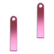 Pendentifs accroche-regard barre Violet magenta métallique