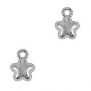 Breloques en métal DQ Argenté antique (sans nickel)