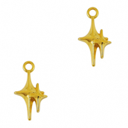 Breloques en métal DQ étoile Doré (sans nickel)