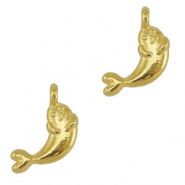 Breloques en métal DQ phoque Doré (sans nickel)