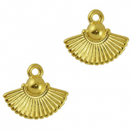 Breloques en métal DQ éventail Doré (sans nickel)