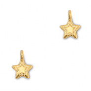 Breloques en métal DQ étoile Doré (sans nickel)