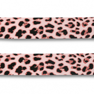 Bandana léopard Rose clair-rose-noir