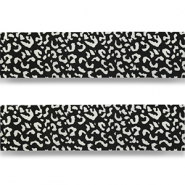 Bandana léopard Noir-blanc