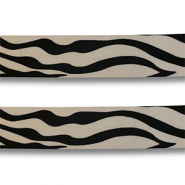 Bandana zèbre Noir-beige