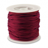 Cordon tendance 2mm Rouge foncé