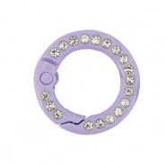 Apprêts colorés anneau porte-clés Violet