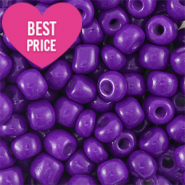 Perles de rocailles 12/0 (2mm) Violet foncé