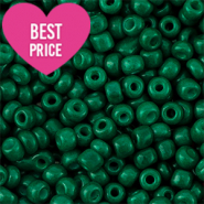 Perles de rocailles 8/0 (3mm) Vert foncé