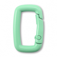 Apprêts colorés porte-clés rectangle Vert menthe