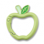 Apprêts colorés porte-clés pomme Vert menthe-vert