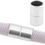 Fermoir aimanté en métal DQ Ø10mm Argenté antique