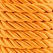Cordon tendance torsadé 10mm Orange
