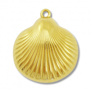 Breloques en acier Inox coquille Doré