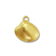 Breloques en acier Inox coquille Doré
