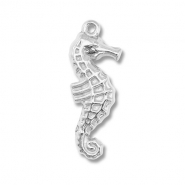 Breloques en acier Inox hippocampe Argenté