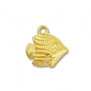 Breloques en acier Inox poisson Doré