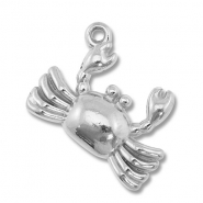 Breloques en acier Inox crabe Argenté