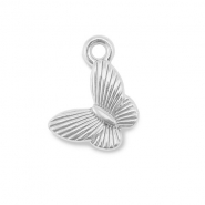 Breloques en acier Inox papillon Argenté