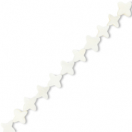 Perles coquillage étoile Blanc cassé