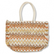 BY31® Sac de plage Beige-marron-doré