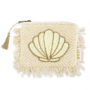 BY31® Trousse coquille Beige-doré-blanc cassé