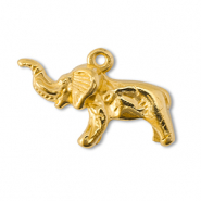 Breloques en métal DQ éléphant Doré (sans nickel)