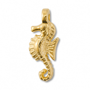 Breloques en métal DQ hippocampe Doré (sans nickel)