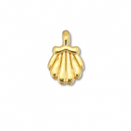 Breloques en métal DQ coquille Doré (sans nickel)