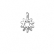 Breloques en métal DQ soleil Argenté antique (sans nickel)