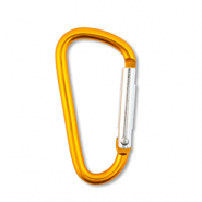 Apprêts colorés porte-clés Orange clair brillant