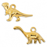 Breloques en métal DQ dinosaure Doré (sans nickel)