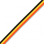 BY31® Ruban Drapeau de la Belgique Noir-jaune-rouge-doré