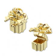 Breloques en laiton Eco-brass® médaillon cadeau Doré