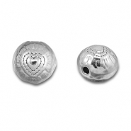 Perles en acier Inox rond Argenté