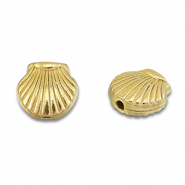 Perles en acier Inox coquillage Doré